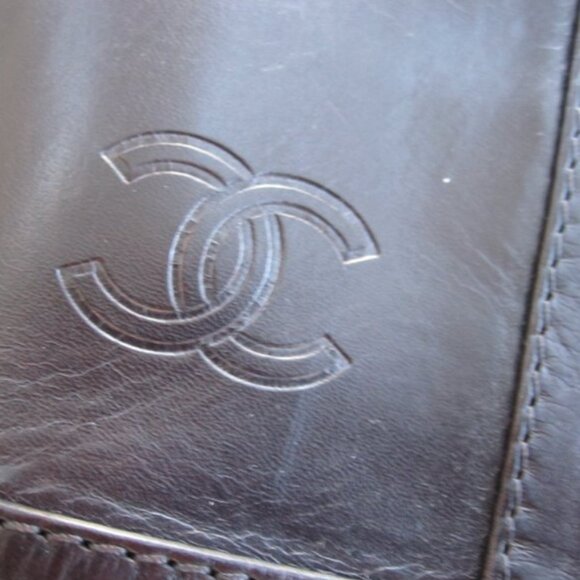 CHANEL Paris Dallas Leather Motorcycle Cowboy Boots Size 38.5 (runs small) - Picture 6 of 17